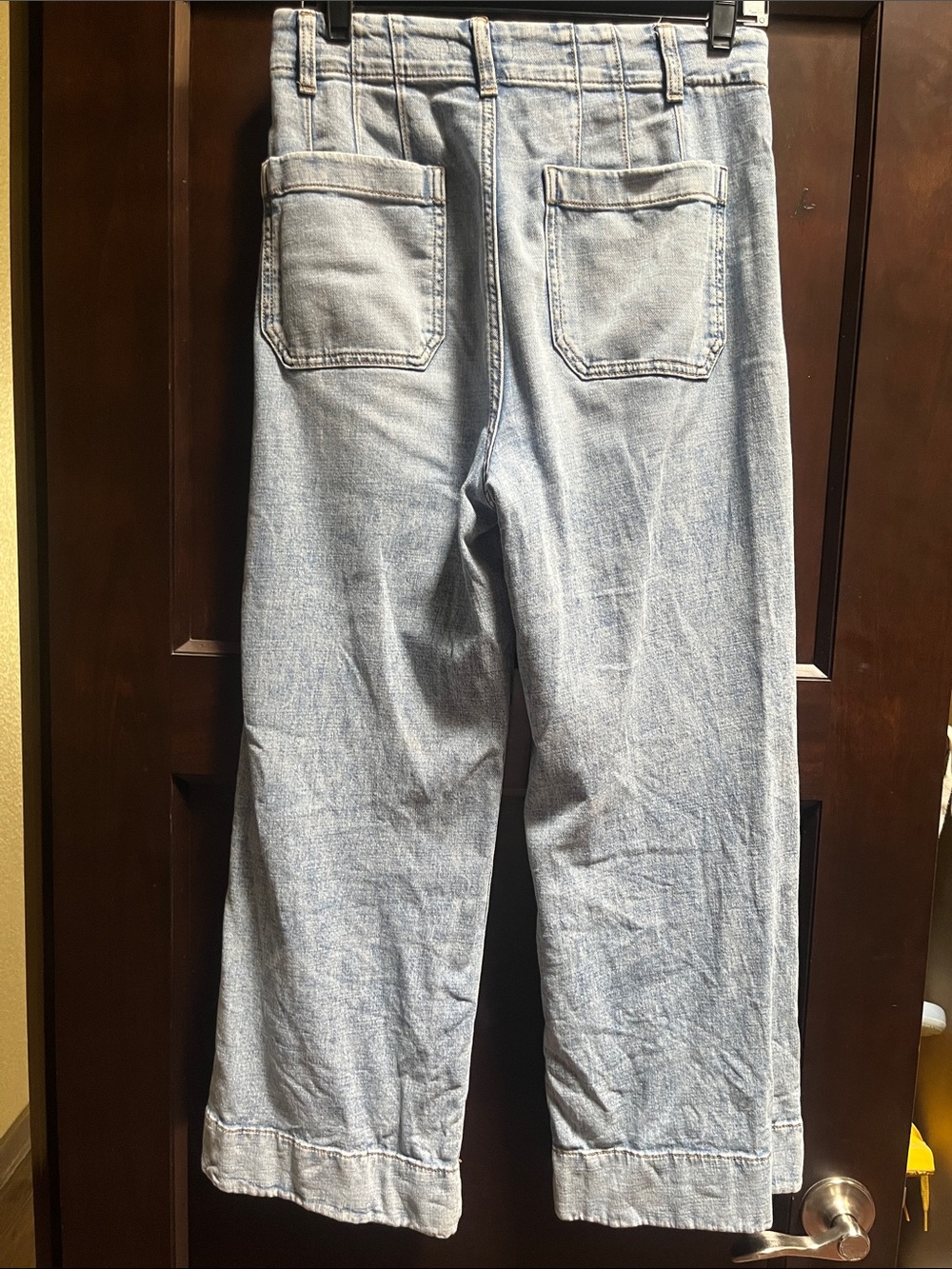 LC Lauren Conrad Light Blue Wide Leg Jeans - Picture 3 of 4